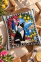 Exotic-Themed Striped Gift-Quality Digitally Printed Single Cushion Cover (1 Piece)