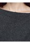 Alita City Lcw Vision Anthracite Combed Cotton Plain Super Skinny & Extra Narrow Long Sleeve Women's Bodysuit - 3