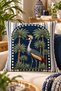 Exotic-Themed Striped Gift-Quality Digitally Printed Single Cushion Cover (1 Piece) - 3