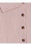 LCW STUDIO Pink Mock Neck Checkered Women's Shirt, Featuring the ALITA CITY Touch - 6