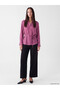 LCW STUDIO Pink Polka Dot Satin Women's Shirt with Belted Design—The ALITA CITY Touch - 2