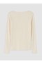 LCW EVERYDAY Beige Ribbed Knit Camisole, Straight-Cut & Slim-Fit, Long-Sleeved Women's Bodysuit—The ALITA CITY Difference - 2
