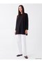 LCW EVERYDAY Black Scuba Fabric Solid Oversized Women's Tunic—The ALITA CITY Way - 2