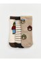 Bear-Printed Boys' Socks, 3-Pack - 2