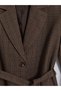 LCW STUDIO Brown Polyviscose Plaid Standard & Regular Women's Blazer Jacket, Featuring the ALITA CITY Touch - 4