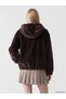 Trendy Picks from Kübra Butik: Women's Oversized Hooded Plush Jacket - 6