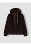 Trendy Picks from Kübra Butik: Women's Oversized Hooded Plush Jacket - 7