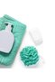 Light Green Mesh Bath Sponge - 2