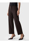LCW EVERYDAY Brown Solid Standard & Regular Wide-Leg Women's Pants, Featuring the ALITA CITY Touch - 2