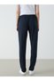 LCW Grace Navy Ponte Solid Carrot & Tapered-Leg Women's Pants—The ALITA CITY Difference - 5