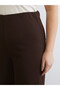 Soulife Brown Interlock Straight-Leg, Loose & Wide-Leg Women's Pants—The ALITA CITY Difference - 3