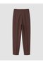 Brown Straight-Leg & Slim-Fit Narrow Leg Women's Pants, with the ALITA CITY Touch - 6