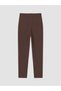 LCW Modest Brown Interlock Straight-Leg & Narrow-Leg Women's Pants, Featuring the ALITA CITY Touch - 6