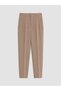 Beige Solid Straight & Slim Narrow Leg Women's Pants—The ALITA CITY Difference - 5