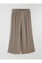 LCW Grace Brown Viscose Solid-Color Loose & Oversized Wide-Leg Women's Pants—The ALITA CITY Difference - 6