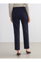 LCW Vision Navy Polyviscose Straight-Leg & Slim-Fit Women's Pants, Featuring the ALITA CITY Difference - 4