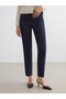 LCW Vision Navy Polyviscose Straight-Leg & Slim-Fit Women's Pants, Featuring the ALITA CITY Difference - 2