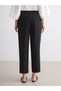 LCW Vision Black Polyviscose Straight-Leg Carrot-Cut Tapered-Leg Women's Pants, Featuring the ALITA CITY Touch - 6