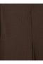 LCW EVERYDAY Brown Solid Standard & Regular Wide-Leg Women's Pants, Featuring the ALITA CITY Touch - 6