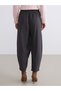 LCW Vision Anthracite Solid Loose & Wide-Leg Tapered-Leg Women's Pants—The ALITA CITY Difference - 4