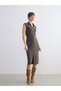 Quality Pieces from Çelebi Store Shirred Shirt Dress - 2