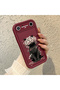 Tecno Spark Slim/Pova Slim Compatible Phone Case with Black Cat and Flower Print, Shock-Resistant - 2