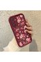 Samsung Galaxy M34 Compatible Romantic Rose and Butterfly-Printed Phone Case, Shock-Resistant - 2