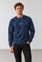 New season filow men's double-thread regular fit sweatshirt.