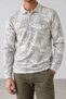 New Season Men's Regular Fit Two-Ply Polo Collar Sweatshirt - 3