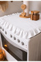 Vintage Ruffled Washing Machine Cover - Dowry-Style Cotton Decorative Bathroom Machine Cover - 3