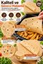 250 Sheets of 20.1 x 20.1 cm Air Fryer Baking Paper—Perforated, Square, Grease-Resistant, Non-Stick - 5