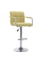 Scaun de bar, verde, material textil