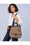 Quilted Women's Backpack and Shoulder Bag: 3-in-1, Water-Repellent, Multiple Compartments - 5