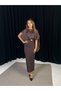 BATWING SLEEVE, DRAPED PEN DRESS
