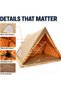 Auto Family Triangular Camping Tent, Portable Outdoor Hiking Tent, Mesh Ventilation Window and Waterproof Floor Design for Camping and Outdoor - 6