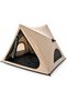 Auto Family Triangle Automatic Camping Tent, Portable Camping Shelter with Zippered Door, Mesh Ventilation Windows and Waterproof-Style Floor - 2