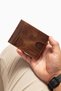 Verlon 9030 Genuine Leather Men's Wallet with 8 Card Slots and a Transparent ID Pocket