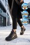 Women's Genuine Leather Boots Z1115 Black