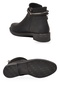 Women's Zip-Up Boots 325165 Black Emerald - 5