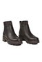 Women's Genuine Leather Boots Z1154 Brown - 4