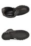 Women's Genuine Leather Boots Z1154 Black - 5