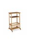 Side Table with Newspaper Basket - 8