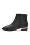 Black Faux Leather Women's Boots PC-54991 Z - 4