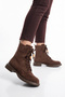 Women's Boots 454117 Brown Suede - 3
