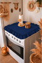 Vintage Ruffled Washing Machine Cover - Dowry-Style Cotton Decorative Bathroom Machine Cover - 2