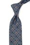 Classic Tie with Gray Multicolored Pattern and Pocket Square KK14055