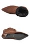 Women's Stiletto Heel Boots 336630 Brown Suede - 5