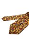 Classic Tie with Saffron Shawl Pattern and Pocket Square KK14058 - 3