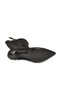 Women's Mid-Heel Zipper Boots 459216 Black Suede - 5