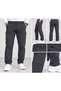 Men's Softshell Pants – Zippered Pockets, Elastic Waistband, Outdoor, Fleece-Lined, Suitable for Work and Everyday Use - 2